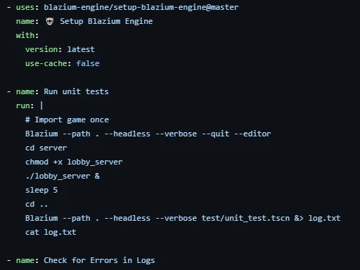 Setup Blazium Engine GitHub action image